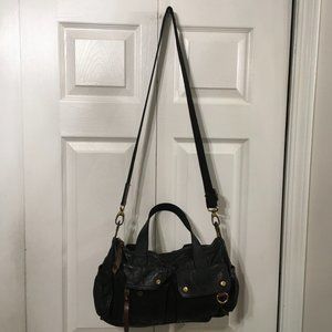 Fossil Black Leather Crossbody/Handbag